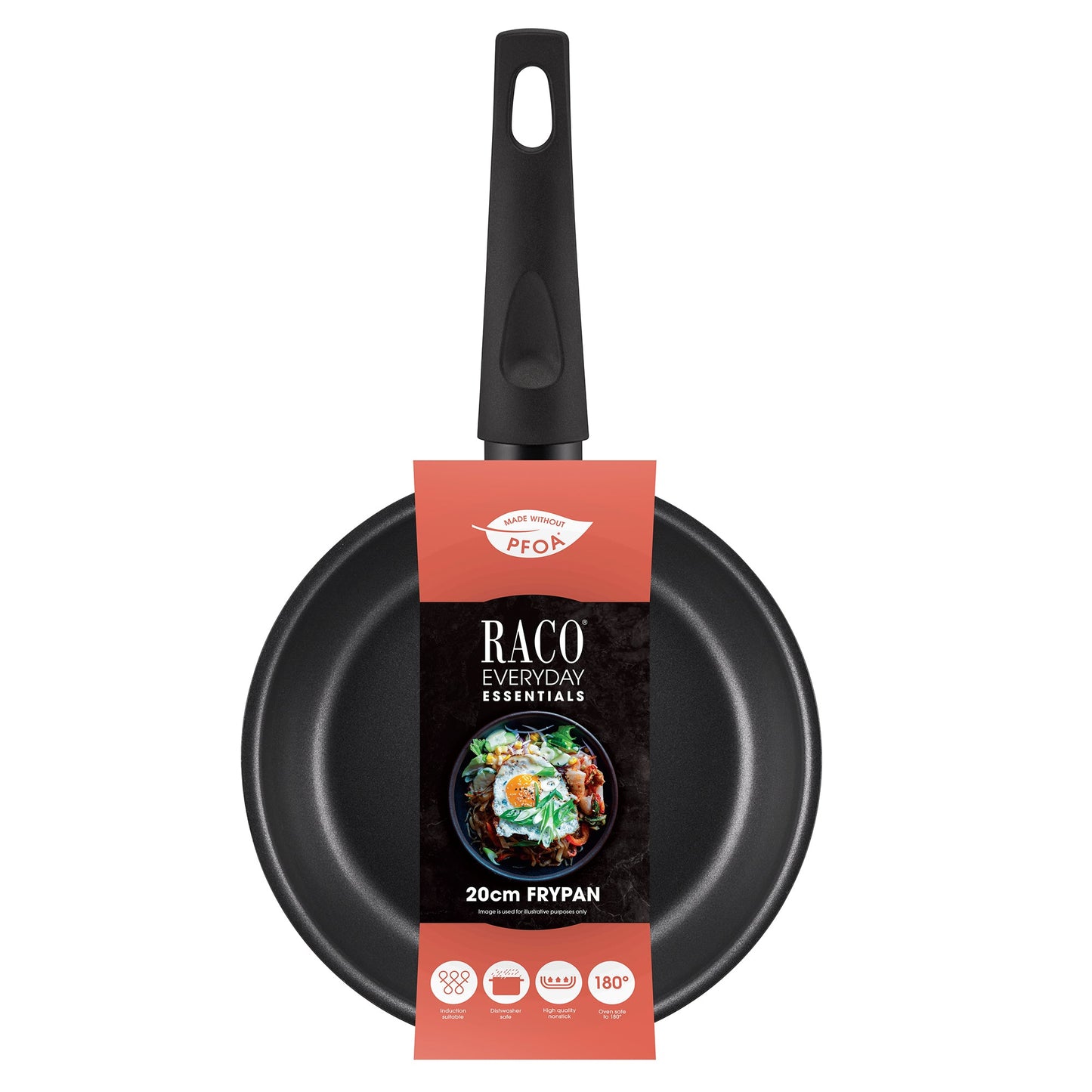 Raco Everyday Essentials Nonstick Induction Deep Open Frypan 20cm