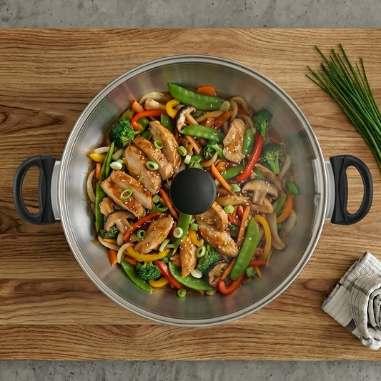 Golden Chicken Stir-Fry with Soy-Ginger Sauce