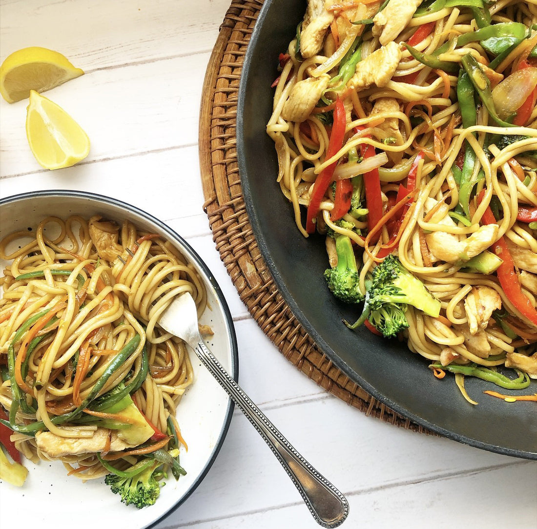 Chicken Udon Noodles