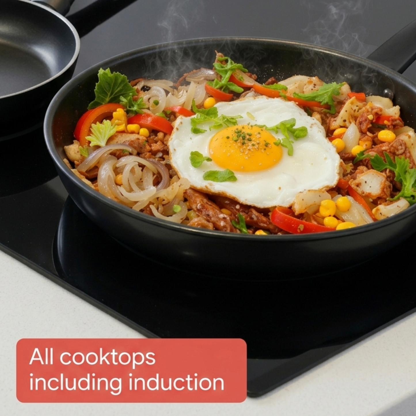 RACO Everyday Essentials Nonstick Induction Deep Open Frypan 24cm