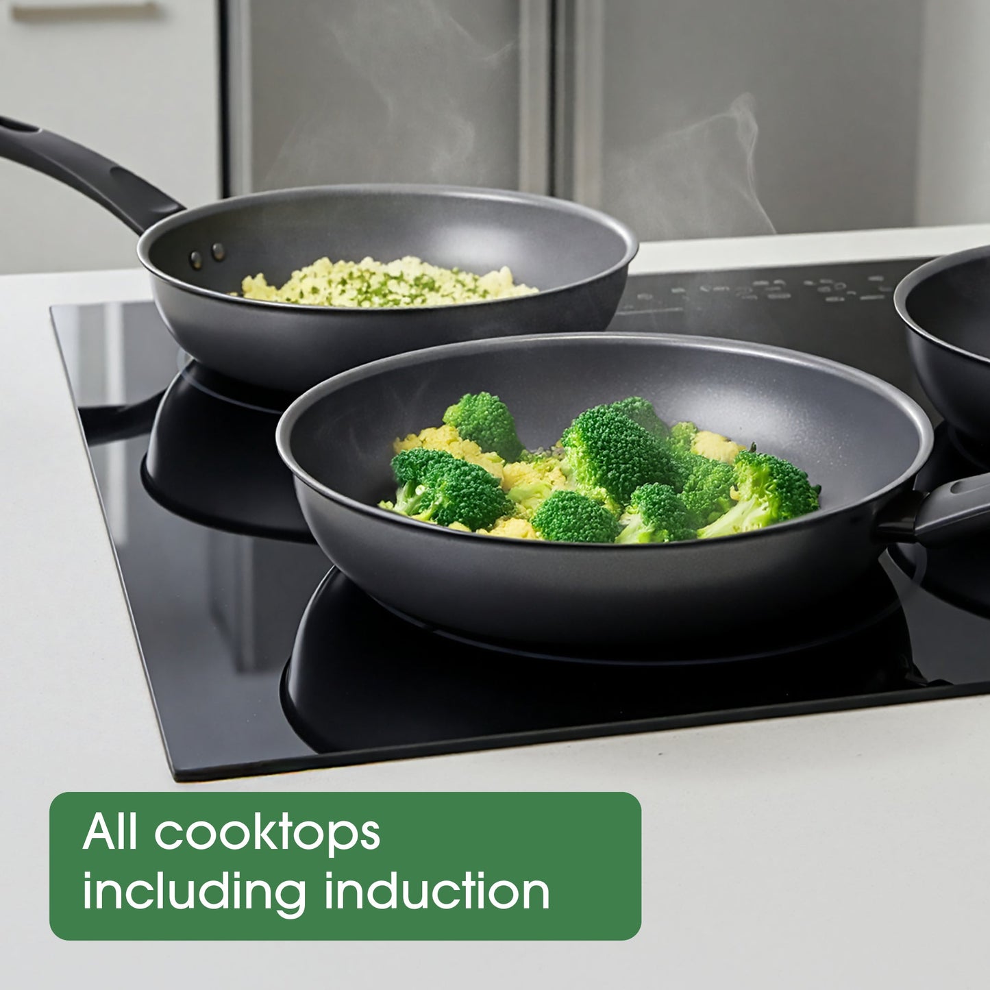 RACO Ceramic Essentials Induction Deep Open Frypan 30cm With Helper Handle