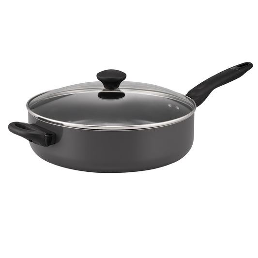 RACO SmartStart Ceramic Nonstick Induction Covered Saute with Helper Handle 30cm/5.7L Grey