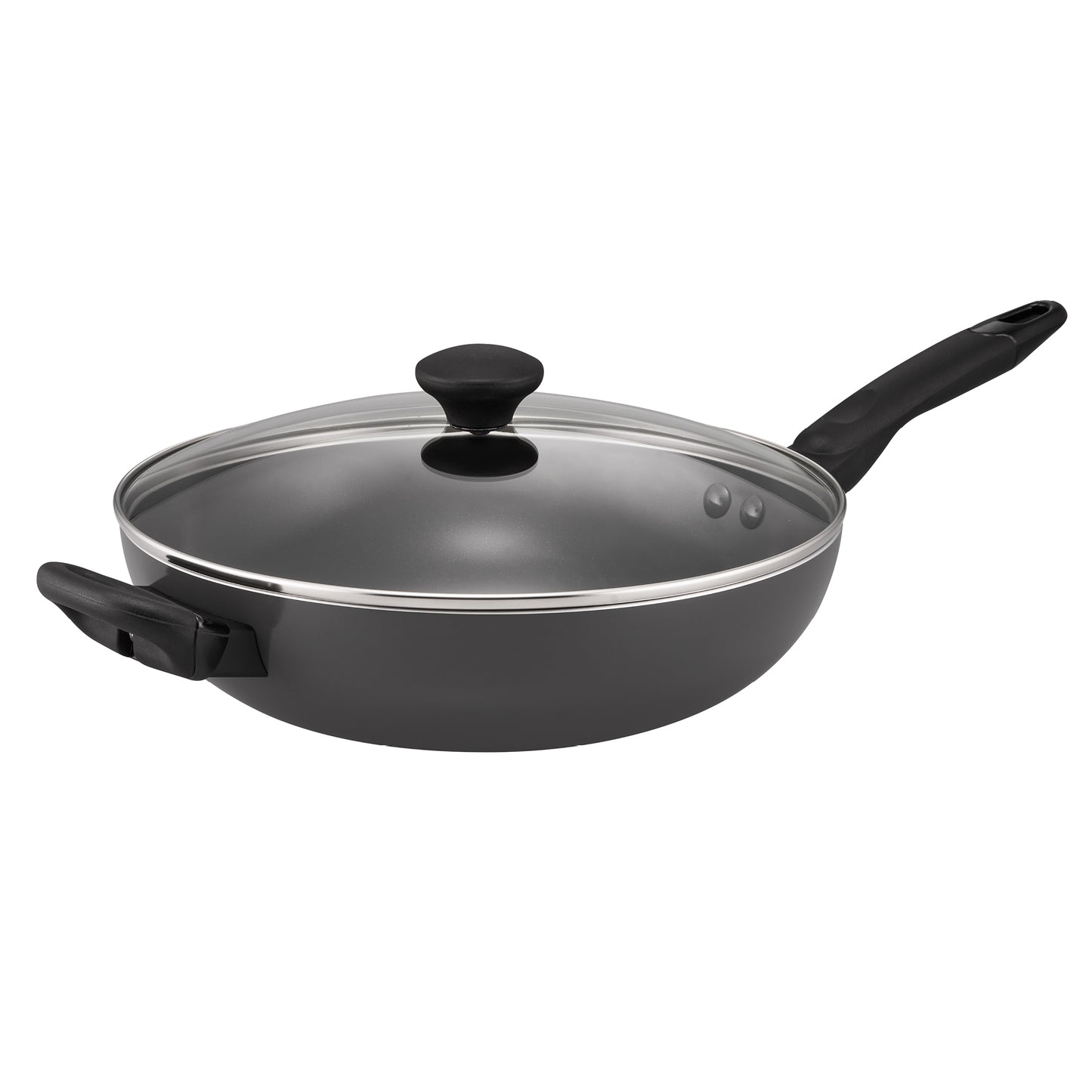 RACO SmartStart Ceramic Nonstick Induction Covered Stirfry with Helper Handle 30cm Grey