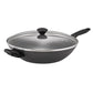 RACO SmartStart Ceramic Nonstick Induction Covered Wok with Helper Handle 36cm Grey