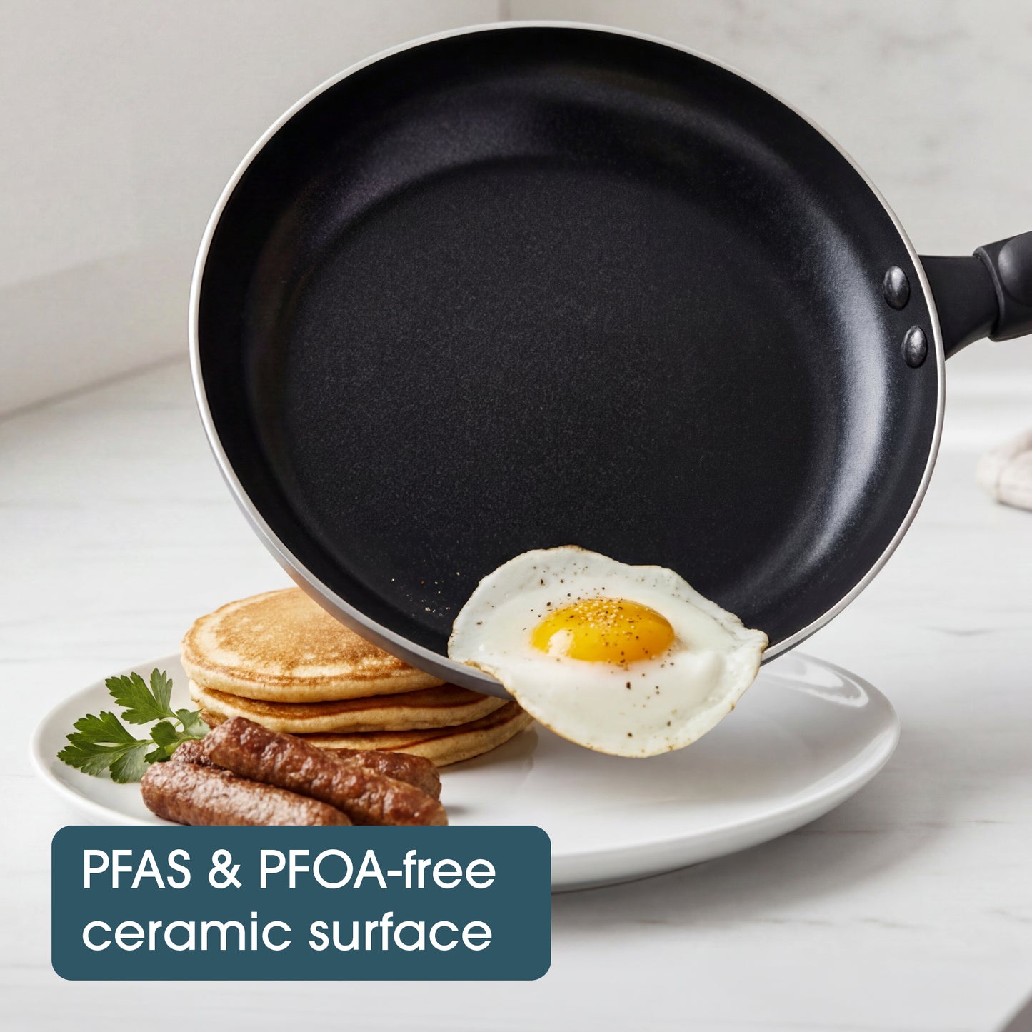 RACO SmartStart Ceramic Nonstick Induction Triple Pack Frypans 20/24/30cm Grey