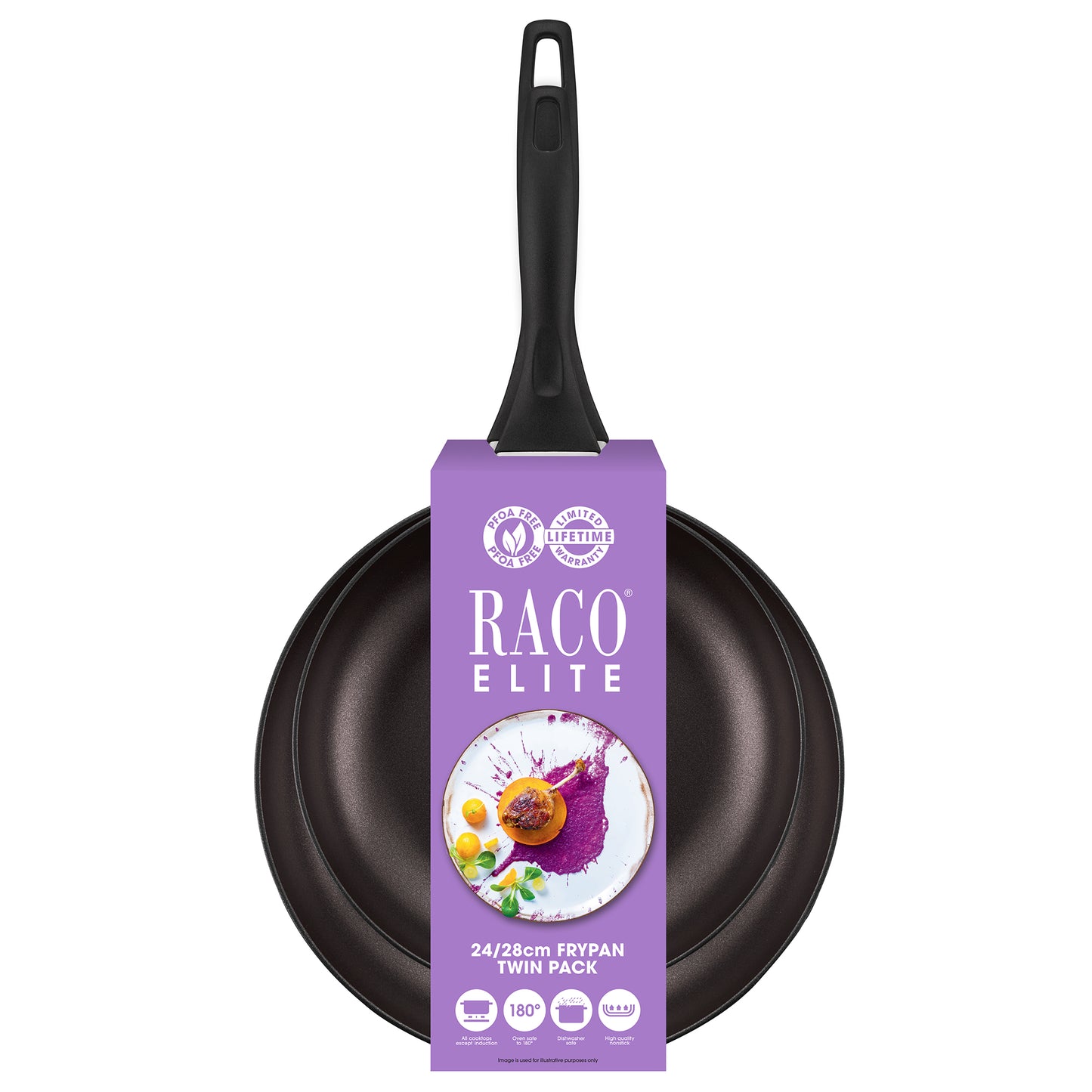 RACO Elite Nonstick Twin Pack 24/28cm