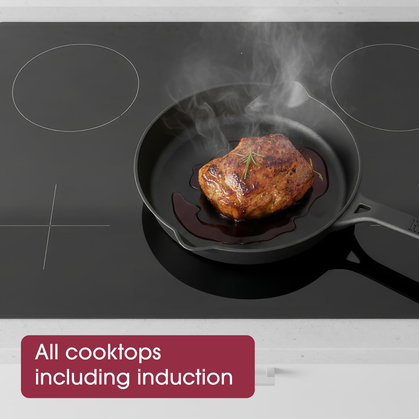 RACO Evercast Pre-Seasoned Cast Iron Open Frypan 24cm