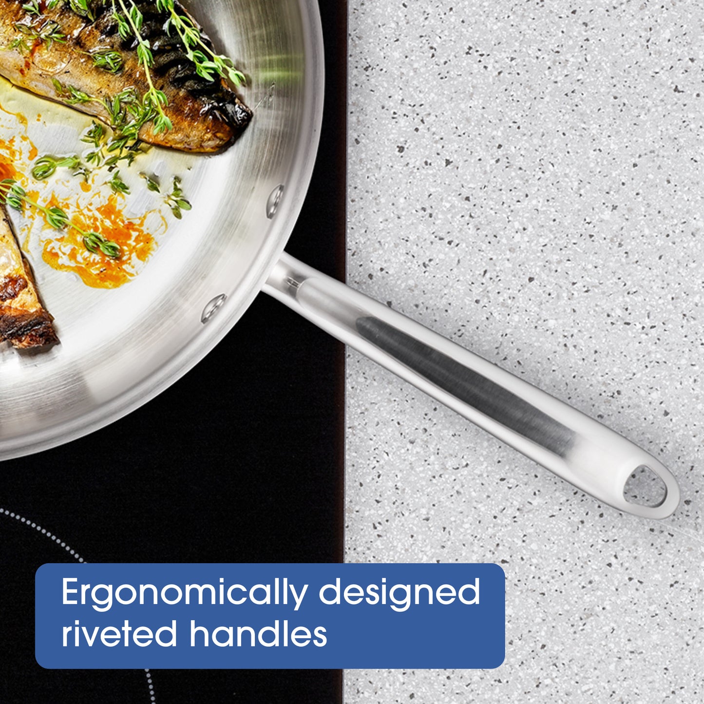 RACO Steel Essentials Stainless Steel Induction Covered Saute 30cm/5.7L