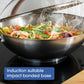 RACO Steel Essentials Stainless Steel Induction Covered Wok 36cm