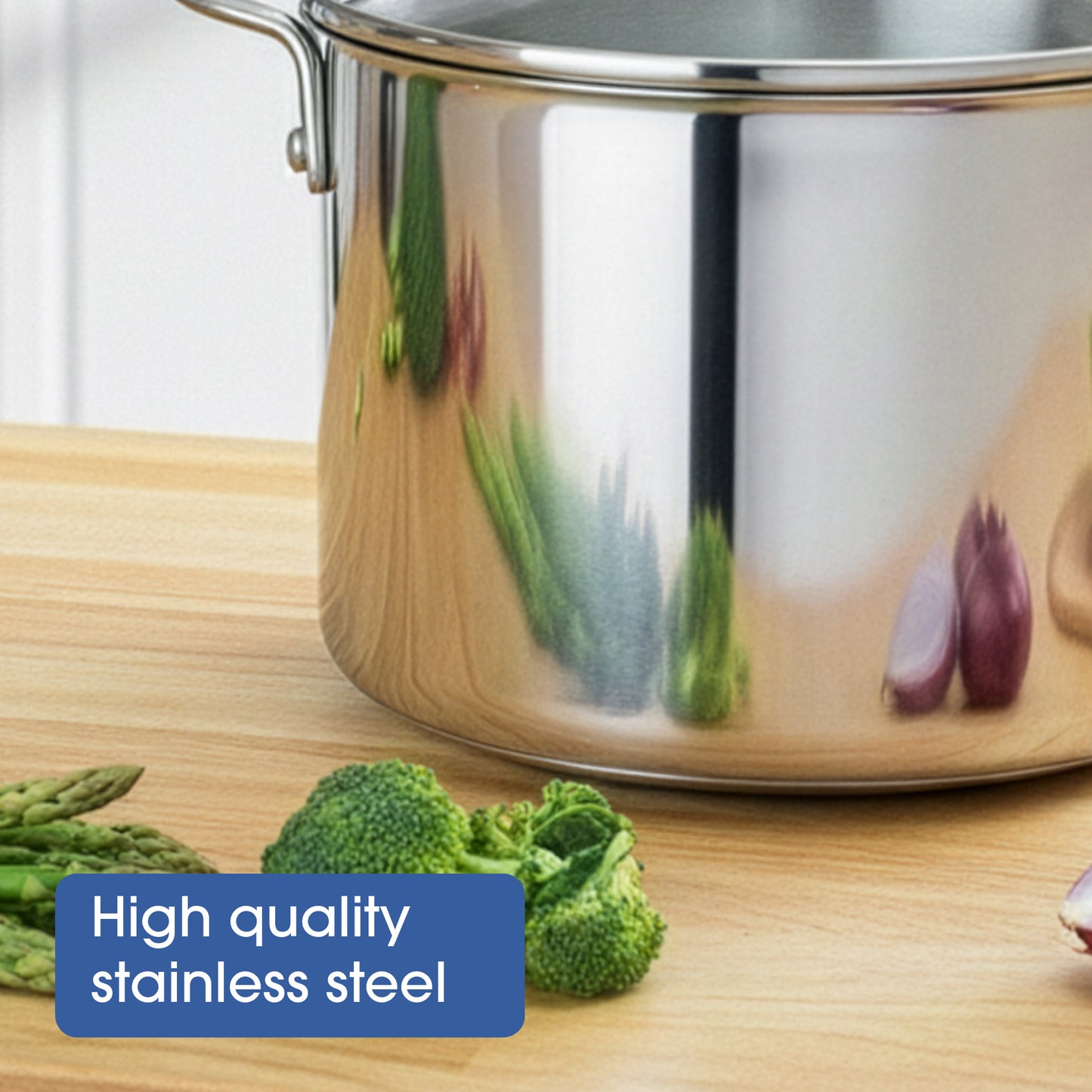 RACO Steel Essentials Stainless Steel Induction 5 Piece Cookware Set