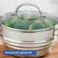 RACO Steel Essentials Stainless Steel Universal Steamer With Lid 16/18/20cm