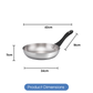 RACO Eversteel Stainless Steel Induction Frypan 24cm