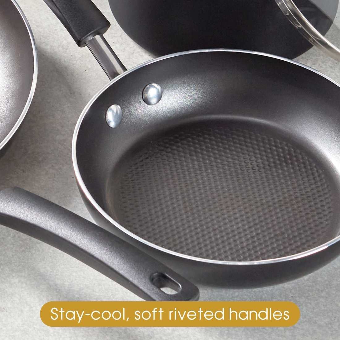 RACO Smartstart Nonstick Induction Twin Pack Frypan 22/28CM