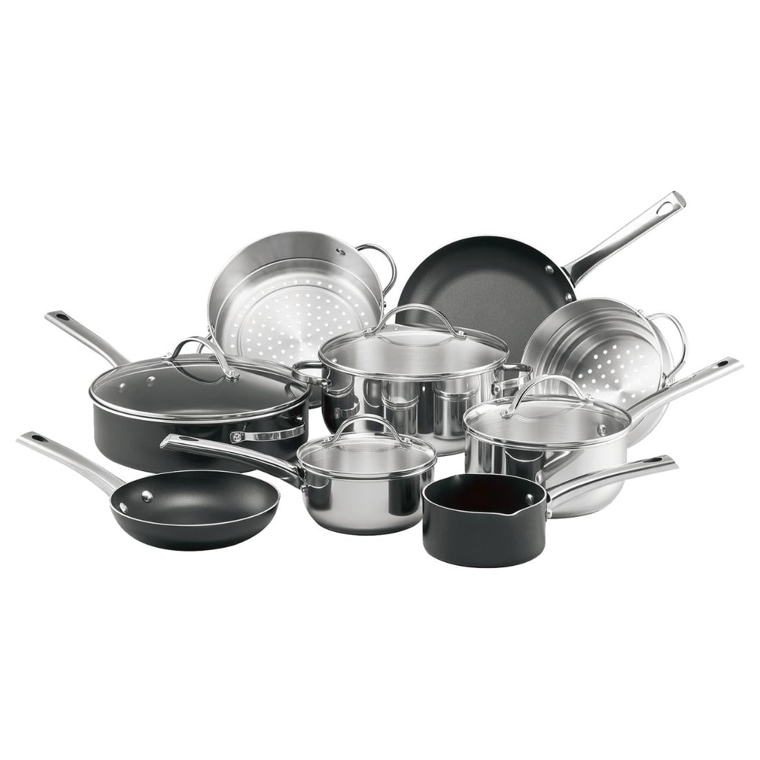 RACO All Purpose Nonstick/Stainless Steel Induction 9 Piece Cookware Set