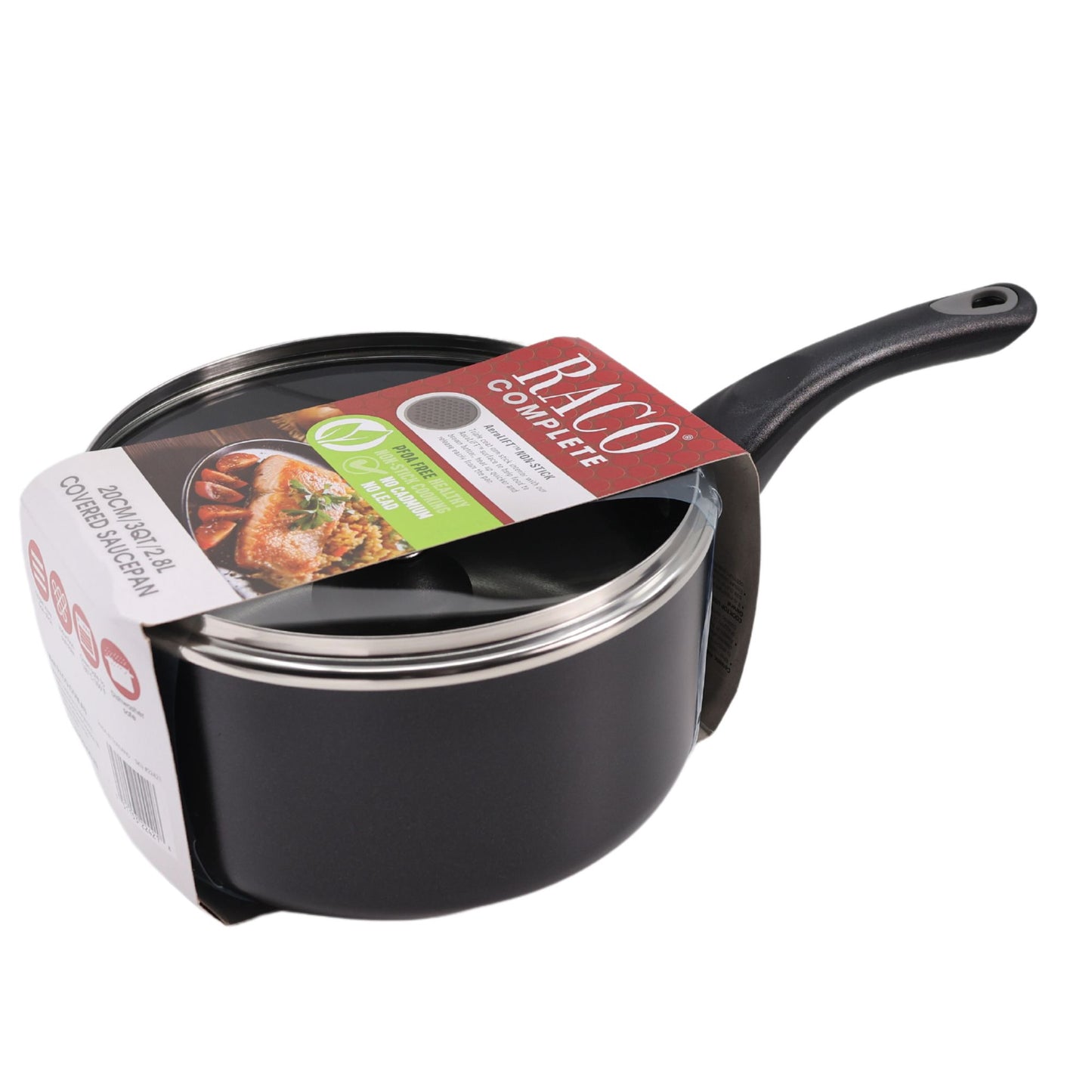RACO Complete Nonstick Induction Covered Saucepan 20cm/2.8L
