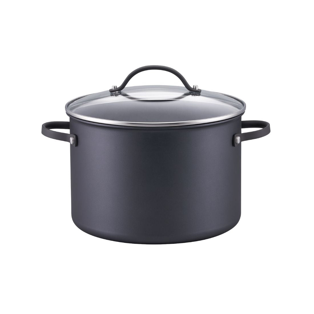 RACO Eclipse Nonstick Induction Covered Stockpot 24cm/7.6L Matte Black