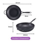 RACO Eclipse Nonstick Induction Open Stirfry 30cm Matte Black