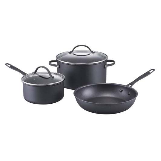 RACO Eclipse Nonstick Induction 3 Piece Cookware Set Matte Black