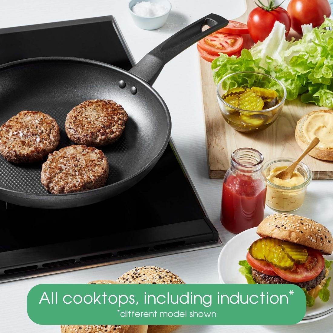 RACO Kitchen Essentials Nonstick/Stainless Steel Induction 9 Piece Cookware Set
