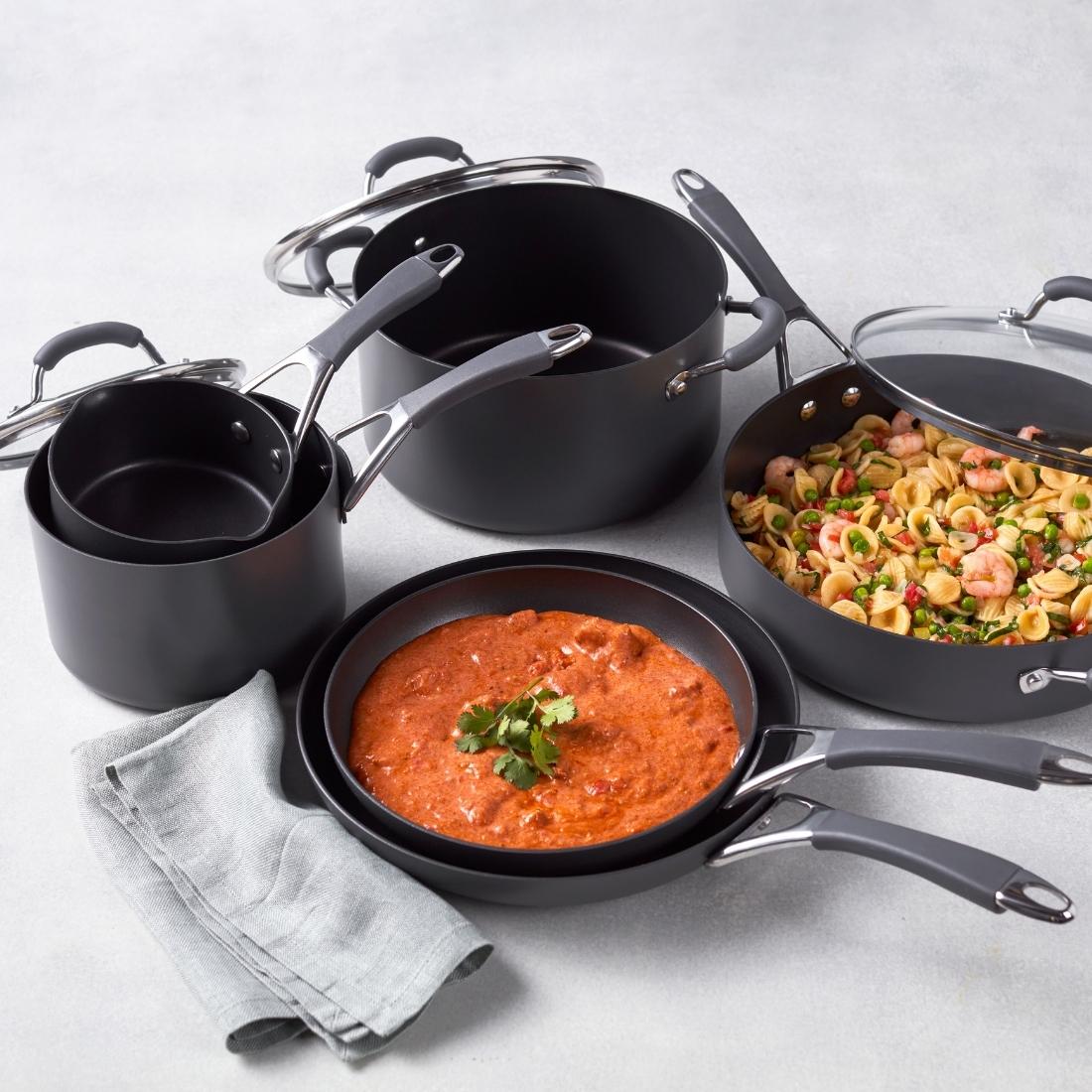 RACO Reliance Nonstick Induction 6 Piece Cookware Set Grey