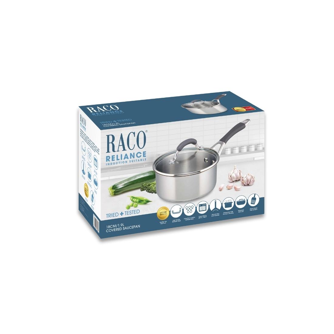 RACO Reliance Stainless Steel Induction Saucepan 18cm/1.9L