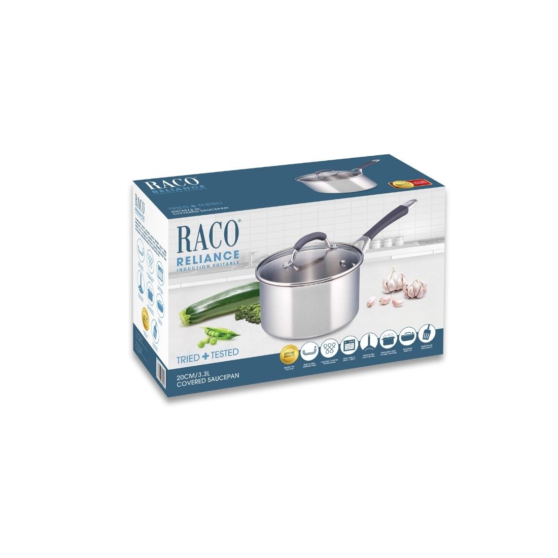 RACO Reliance Stainless Steel Induction Saucepan 20cm/3.3L