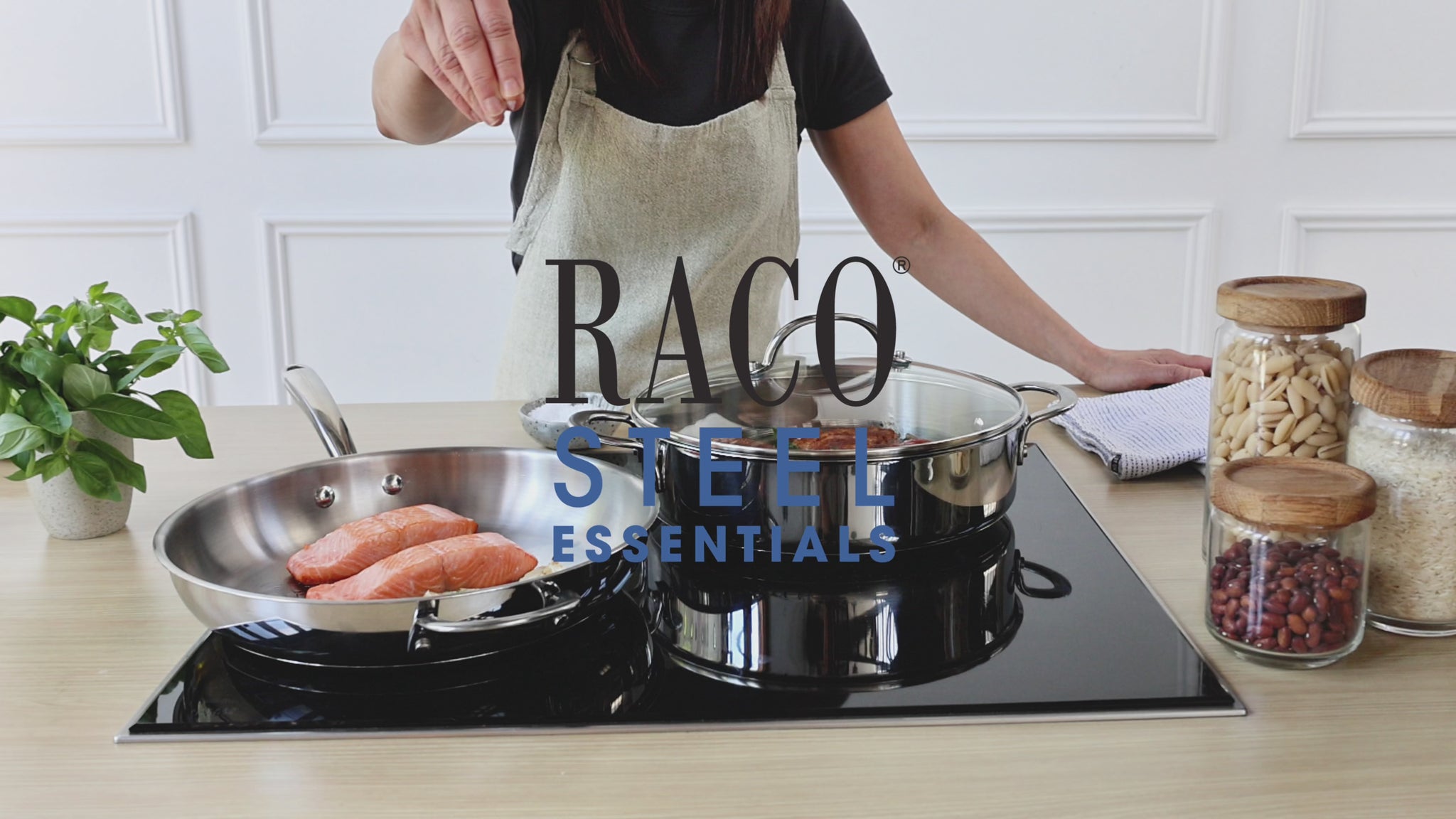 RACO Steel Essentials range video – RACO Steel Essentials Stainless Steel Induction Open Frypan 28cm