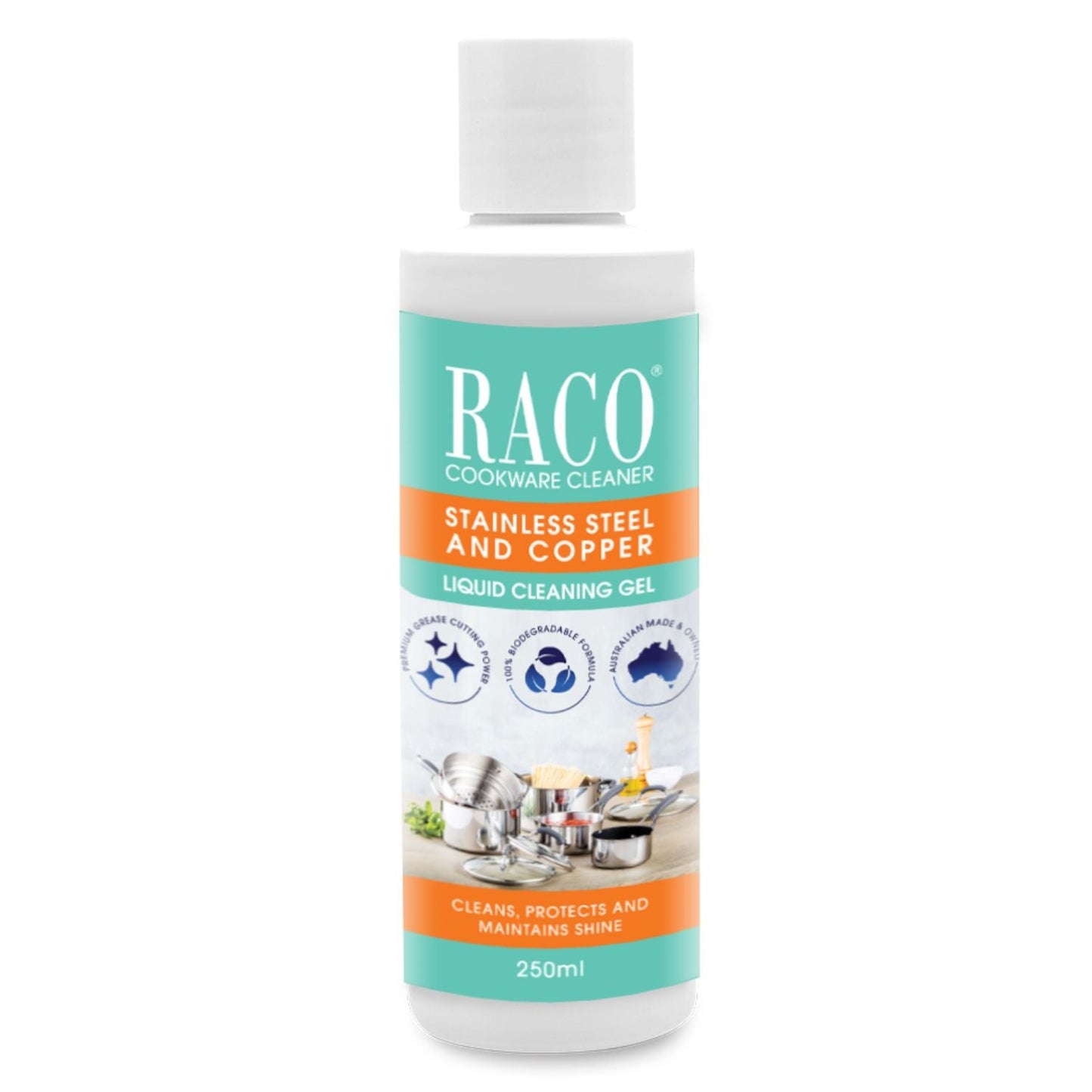 RACO Stainless Steel/Copper Liquid Cleaner 250ml